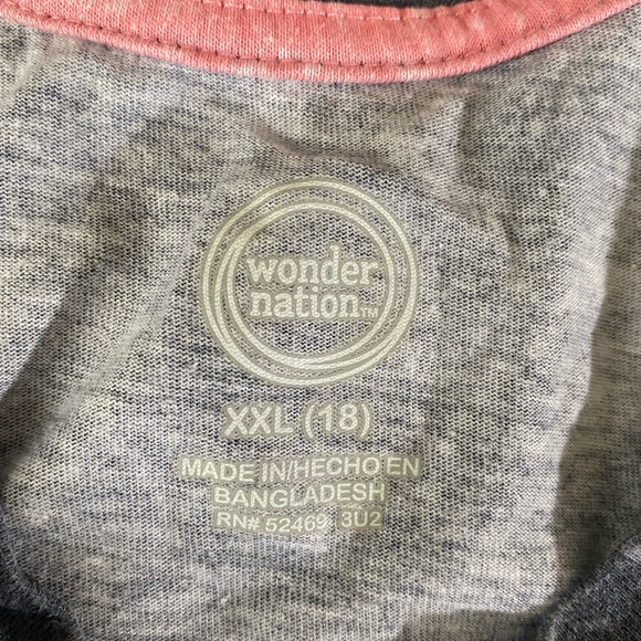 Wonder Nation Top Size XXL (18) - Picture 2 of 4